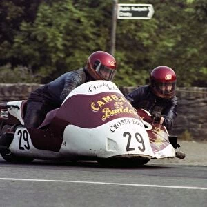 Artie Oates & Peter Cain (Yamaha) 1982 Sidecar TT