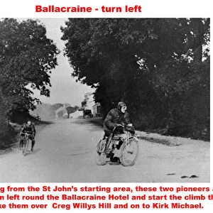 Ballacraine - turn left