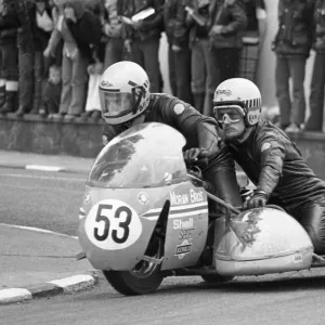 Barrie Moran & Ken Moran (Moran Norton) 1974 750 Sidecar TT