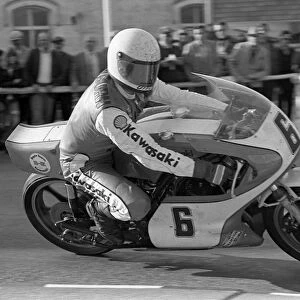 Barry Ditchburn at Parliament Square, 1975 Classic TT