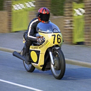 Bernard Murray (Seeley) 1972 Senior Manx Grand Prix practice
