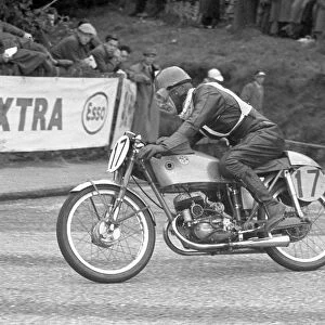 Bert Fruin (EMC Puch) 1955 Ultra Lightweight TT