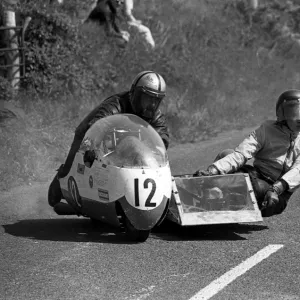 Billy Quayle & Keith Christian (BSA) 1975 Jurby Road