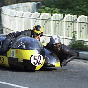 Bob Cass & Dave Jose (Triumph) 1969 750 Sidecar TT