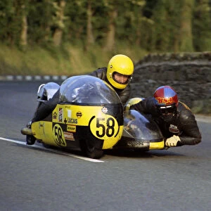 Bob Cass & Norman Panter (Triumph) 1971 750 Sidecar TT