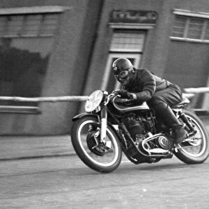 Bob Cook (AJS) 1956 Junior TT