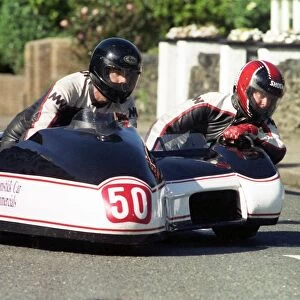 Bob Mills & Alison Goodwin (Yamaha) 1990 Sidecar TT