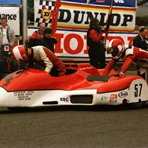 Bob Munro & Colin Denholm (Suzuki) 1989 Sidecar TT