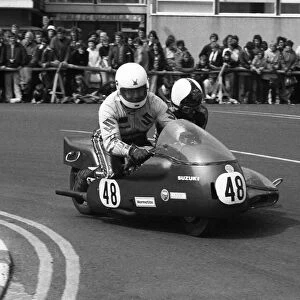 Bran Bardsley & Peter Cropper (Suzuki) 1977 Sidecar TT