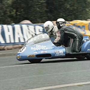 Bran Bardsley & Peter Cropper (Yamaha) 1979 Sidecar TT