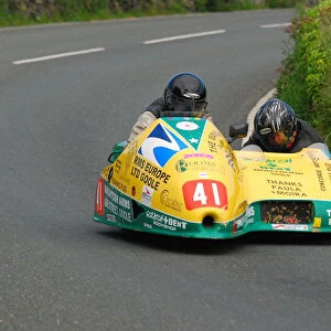 Brian Alflatt & Herve Chenu (Baker Suzuki) 2010 Sidecar TT