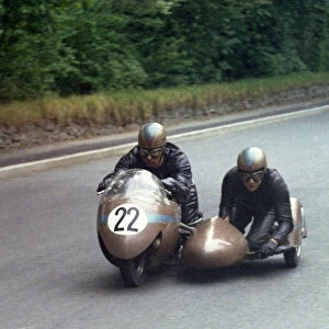 Brian McAnelly & P Horsfield (BMS) 1965 Sidecar TT