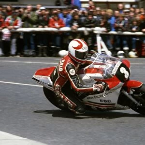 Brian Reid at Parliament Square: 1986 Formula Two TT