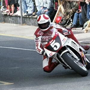 Brian Reid at Parliament Square: 1992 Supersport 400 TT