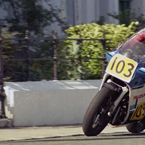 Brian Venables (Suzuki) 1987 Senior Manx Grand Prix
