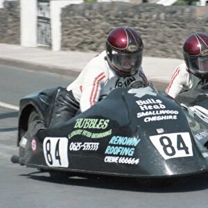 Brian Wilson & Alan Jervis (Yamaha) 1985 Sidecar TT