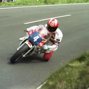 Carl Fogarty (Honda) 1989 Junior TT