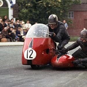 Charlie Freeman & Billie Nelson (Norton) 1965 Sidecar TT