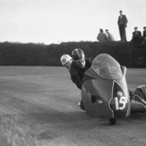 Charlie Freeman & Terry Harrison (Norton) 1958 Sidecar TT