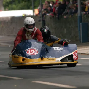 Chris Forster & Derek Portwood (Kawasaki) 2004 Classic Parade Lap