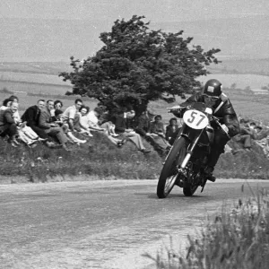 Chris Horn (Norton) 1951 Junior TT