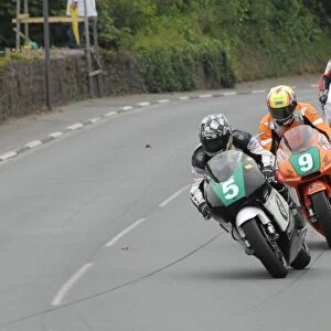 Chris Palmer (Honda) and Ian Lougher (Barnes) 2009 Post TT