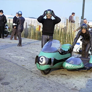 Chris Vincent & Ken Scott (BSA) 1963 Sidecar TT