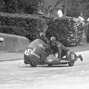 Claude Lambert & Gottfried Rufenacht (BMW) 1960 Sidecar TT