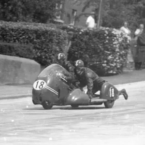 Claude Lambert & Gottfried Rufenacht (BMW) 1960 Sidecar TT