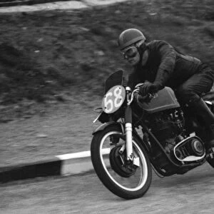 Cliff Ellerby (AJS) 1955 Junior TT