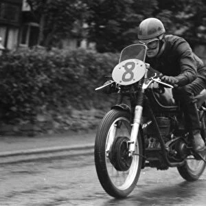 Cliff Ellerby (AJS) 1955 Lightweight TT