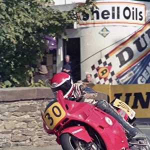 Cliff Peart (Honda) 1987 Senior Manx Grand Prix