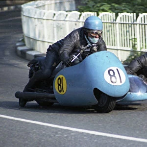 Colin Appleyard MBE & Vivian Sherriffs (Norton) 1969 Sidecar TT