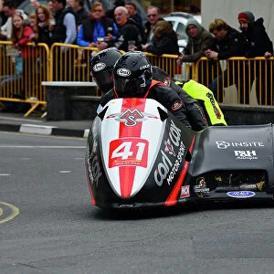 Colin Buckley Robin Shorter Carl Cox F2 2015 Sidecar TT