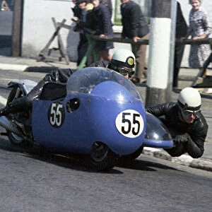 Colin Golesworthy & Peter Rutterford (Triumph) 1967 Sidecar TT