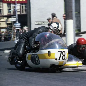 Colin Hornby & Mike Griffiths (BSA) 1967 Sidecar TT