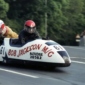 Colin Jacobs & Alan Bud Jackson (Kawasaki) 1989 Sidecar TT