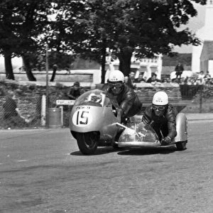 Colin Seeley & Wally Rawlings (FCSB) 1964 Sidecar TT