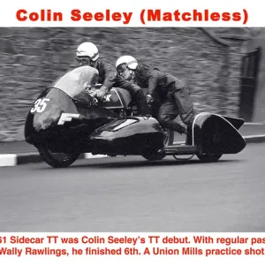 Colin Seeley Wally Rawlings Matchless 1961 Sidecar TT Colin Seeley Wally Rawlings Matchless 1961 Sidecar TT