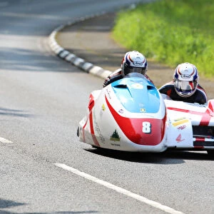 Conrad Harrison & Andrew Winkle (Honda) 2019 Sidecar TT