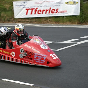 Conrad Harrison & Dan Toone (DMR Honda) 2005 Sidecar TT