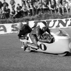 Bill Cooper & D B Argent (WEC) 1968 Sidecar TT