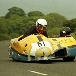 Bill Copson & Rodney Appleton (Baker Yamaha) 1988 Sidecar TT