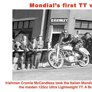 Cromie McCandless (Mondial) 1951 Ultra Lightweight TT