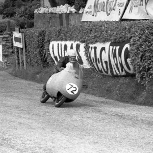 Cronk ny Mona Print: Ken Kavanagh Wins 1956 Junior TT