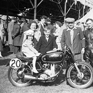 Cyril Griffiths (AJS) 1951 Senior Manx Grand Prix