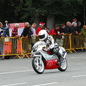 Darin Mills (Honda) 2013 Classic TT Lap of Honour