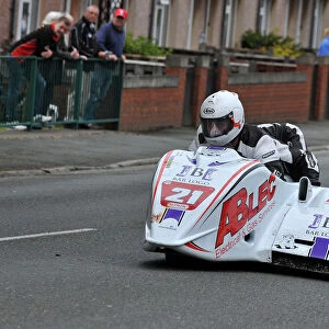 Darren Hope & Paul Bumfrey (LCR Kawasaki) 2014 Sidecar TT