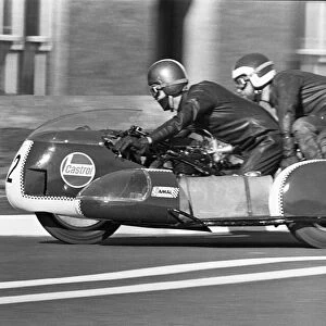 Dave French & N Thompson (BSA) 1971 Southern 100
