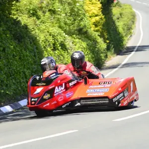 Dave Molyneux & Benjamin Binns (DMR Suzuki) at Stella Maris 2015 Sidecar TT Dave Molyneux & Benjamin Binns (DMR Suzuki) at Stella Maris 2015 Sidecar TT